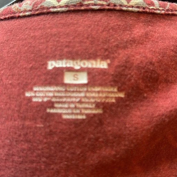 Patagonia - women’s Margot dress - organic cotton - v neck - print A-line - S - Picture 4 of 6